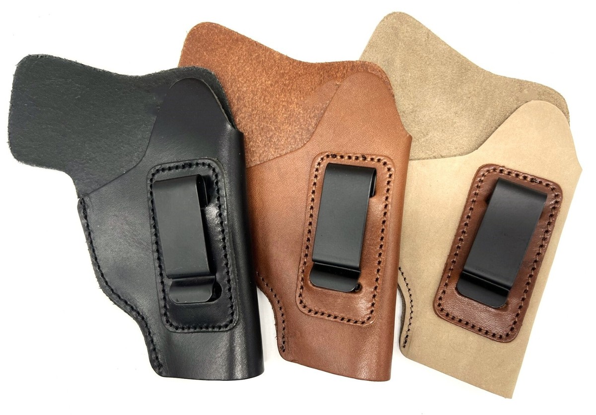 CEBECI Right Hand IWB Leather Holster For BERSA Thunder 380 - Inside Pants Concealment