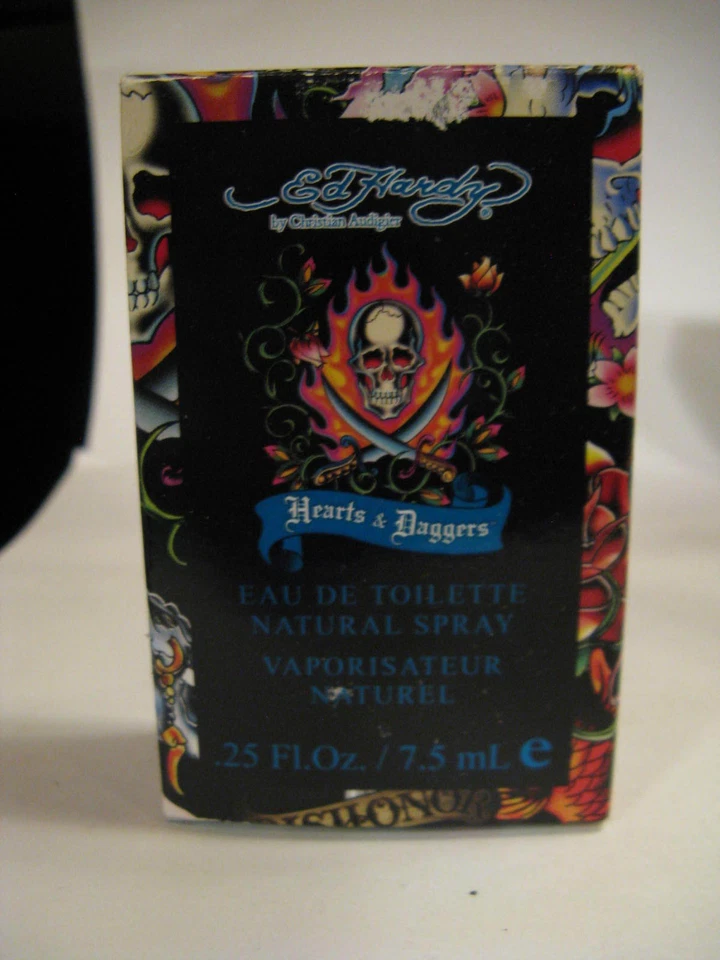 Ed Hardy sortido EDP e Eau de Toilette mini 0,25 oz. cada, novo na caixa, sua escolha - Imagem 3 de 4