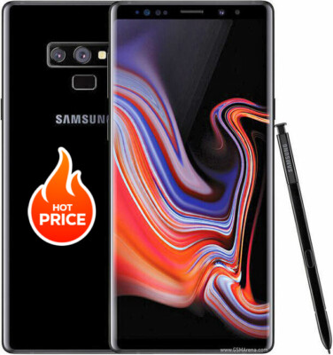 Samsung Galaxy Note 9 SM-N960F/DS 512GB DUAL SIM (Midnight Black) Unlocked Phone