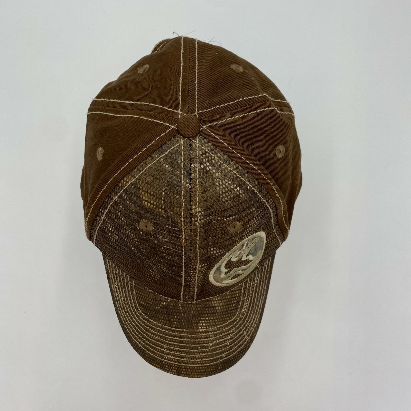 Gander Mountain Reverse Mesh Trucker Hap Brown Ca… - image 3