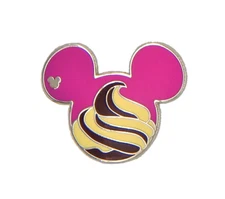 Park Food Collection Ice Cream Mickey Head Shape Disney World Trading Pin ~ New