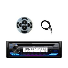 JVC Single DIN Marine MotorSports Bluetooth USB AUX AM/FM Stereo CD Player Re...