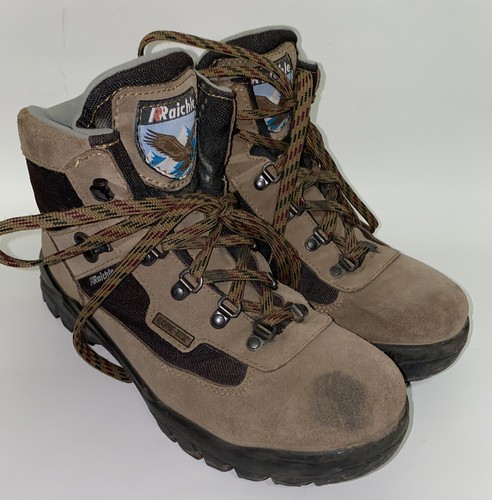 Raichle Mujer Gore-Tex Gamuza Marrón De Cuero Con Cordones Casual Botas Sz  9 plantillas no | eBay