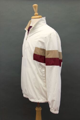 NWT$3495 Brunello Cucinelli Men 1/2Zip Jacket W/Logo Accents+Graphic Back M A248 - Picture 4 of 10