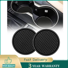 2pcs Car Cup Holder Anti Slip Insert Coaster Pad Mat Car Interior Accessories