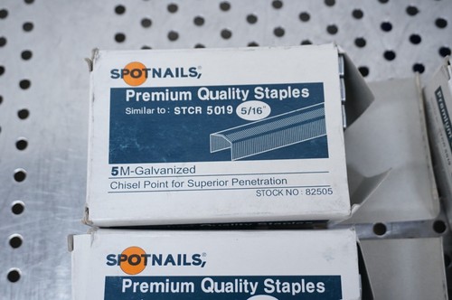 (Qty 4) Spotnails STCR5019 5/16 5M galvanized Staples Hammer Tacker 5/16 82505 - Picture 2 of 5