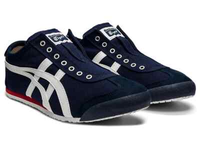 Asics Onitsuka Tiger MEXICO 66 SLIP-ON 1183A360 401 NAVY/OFF-WHITE Men's Women's