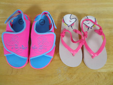 Wonder Nation plus bonus flip flop Girl's Toddler Shoes Size 9-10