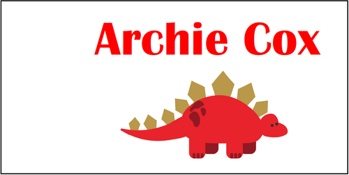 Personalised Waterproof Sew In Name Labels/ Tags - Colour - Unicorn, Dinosaur - Picture 4 of 8