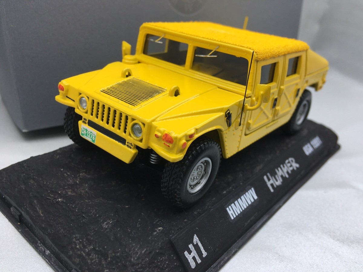 激レア　ミニッツ　HUMMER H1 サンドベージュ　送信機セット　おまけ付 🇺🇦 1:43 1/43 HUMMER H1 Handmade HUMVEE Lemon Yellow closed HMMWV