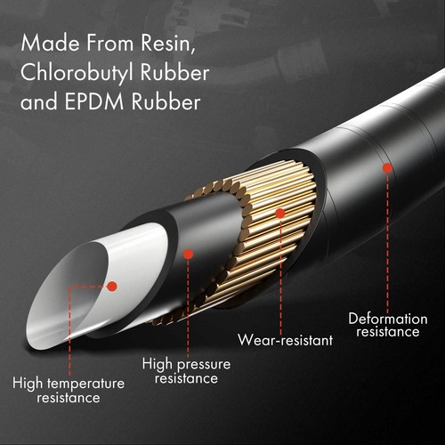 A/C Refrigerant Discharge Hose for Hyundai Accent 12-17 Veloster 14 16 L4 1.6L - Picture 4 of 8