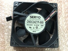 SERVO 12038 CNDC24Z7P-069 24V 0.37A 9W 3-pin double ball inverter cooling fan