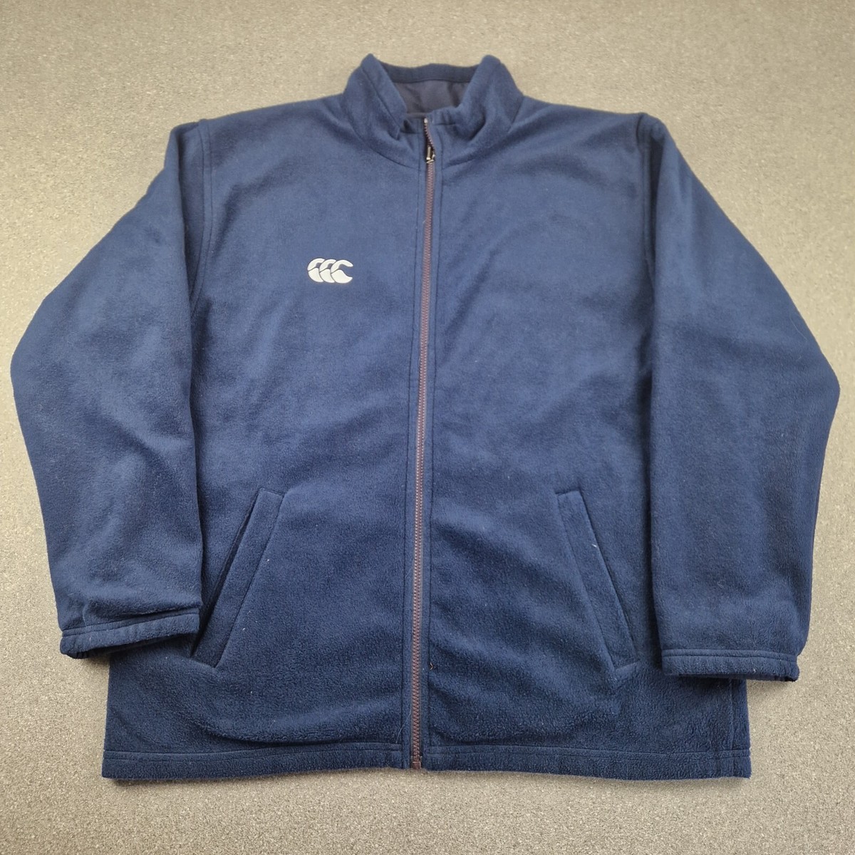 Canterbury SCOTLAND スコットランド代表 トラックジャケット Scotland Rugby Jacket Mens Medium Blue Reversible Fleece