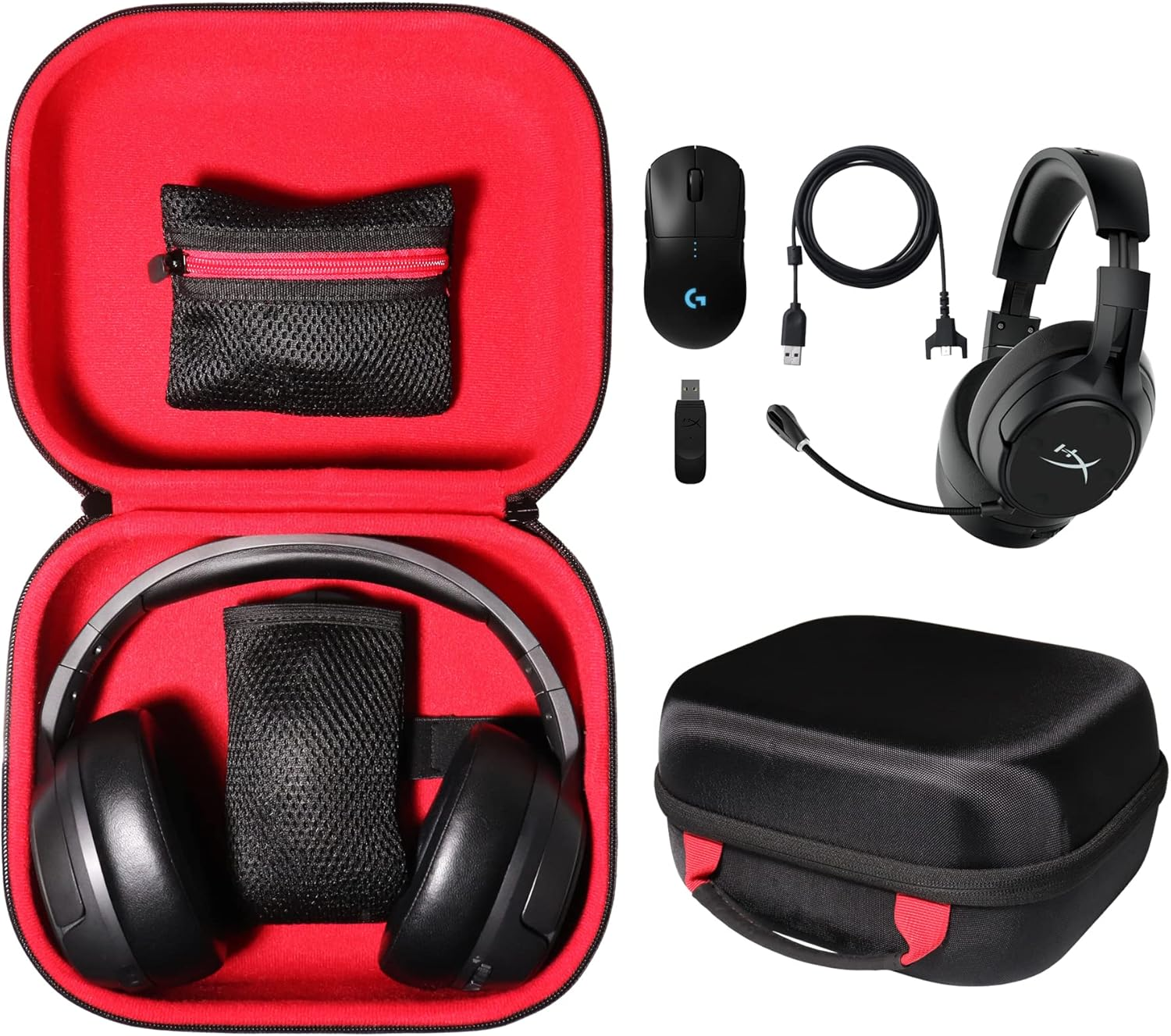 Gaming Headset Case for Hyperx Cloud II, Alpha, Alpha S, Organizing for Gear-image