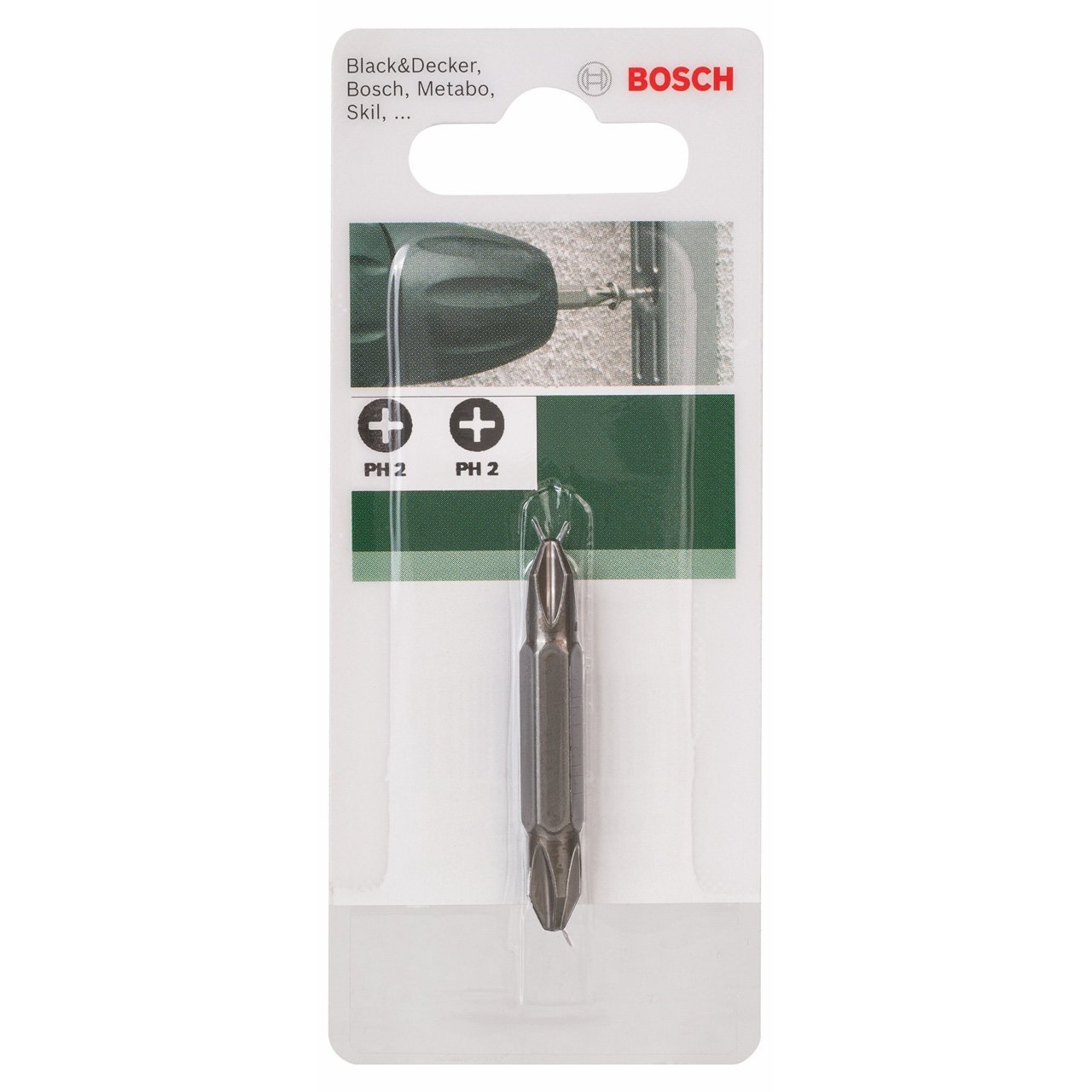 BOSCH - BIT AVVIAMENTO DOPPIO PH2-PH2 45MM