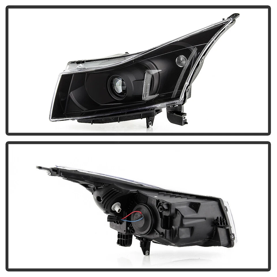 Faros proyectores negros Chevrolet Cruze 2011-2015 11-15 izquierda+derecha Foto 3 de 4