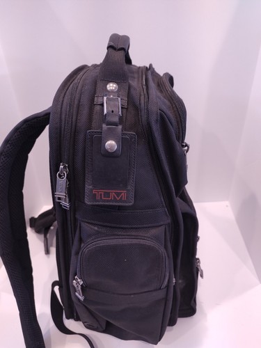 Tumi Alpha 3 kurzer Rucksack Computer Business Tasche 263578D4 schwarz mit T-Pass - Bild 7 von 12
