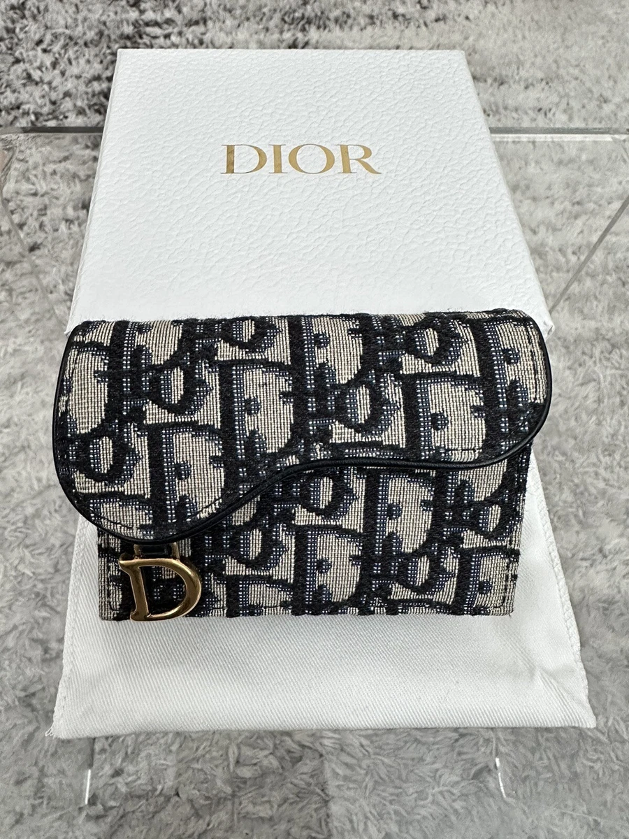 Christian Dior Saddle Card Holder Oblique brandlovernet #48 Christian Dior Saddle Card Holder Oblique brandlovernet