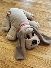 VTG Pound Puppies 1998 Galoob Plush 18 Tan Big Eyed Hound Dog With Sounds WORKS