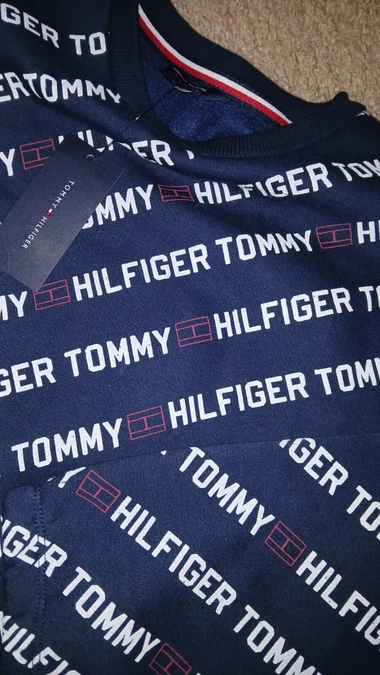 TOMMY HILFIGER- GIRLS FLEECE LINED-WARM PULLOVER SWEATSHIRT SIZE LARGE NEW/TAGS - Image 2 of 4