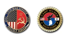 Camp Wilber South Korea Cold War Veteran Challenge Coin