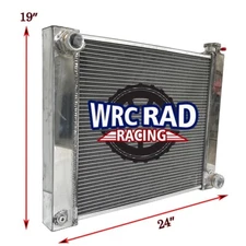 Performance Radiator For 24"x 19" Chevy GM SBC BBC Universal Crossflow Aluminum