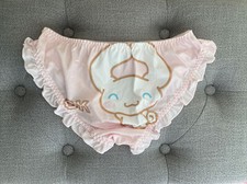 cartoon underwear for gril, Total 2 Pcs Pink and White  
