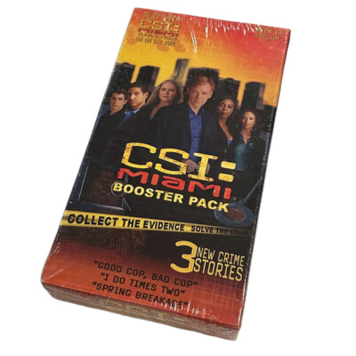 NEW CSI Miami Booster Pack for CSI Board Game 3 Crime Stories sealed