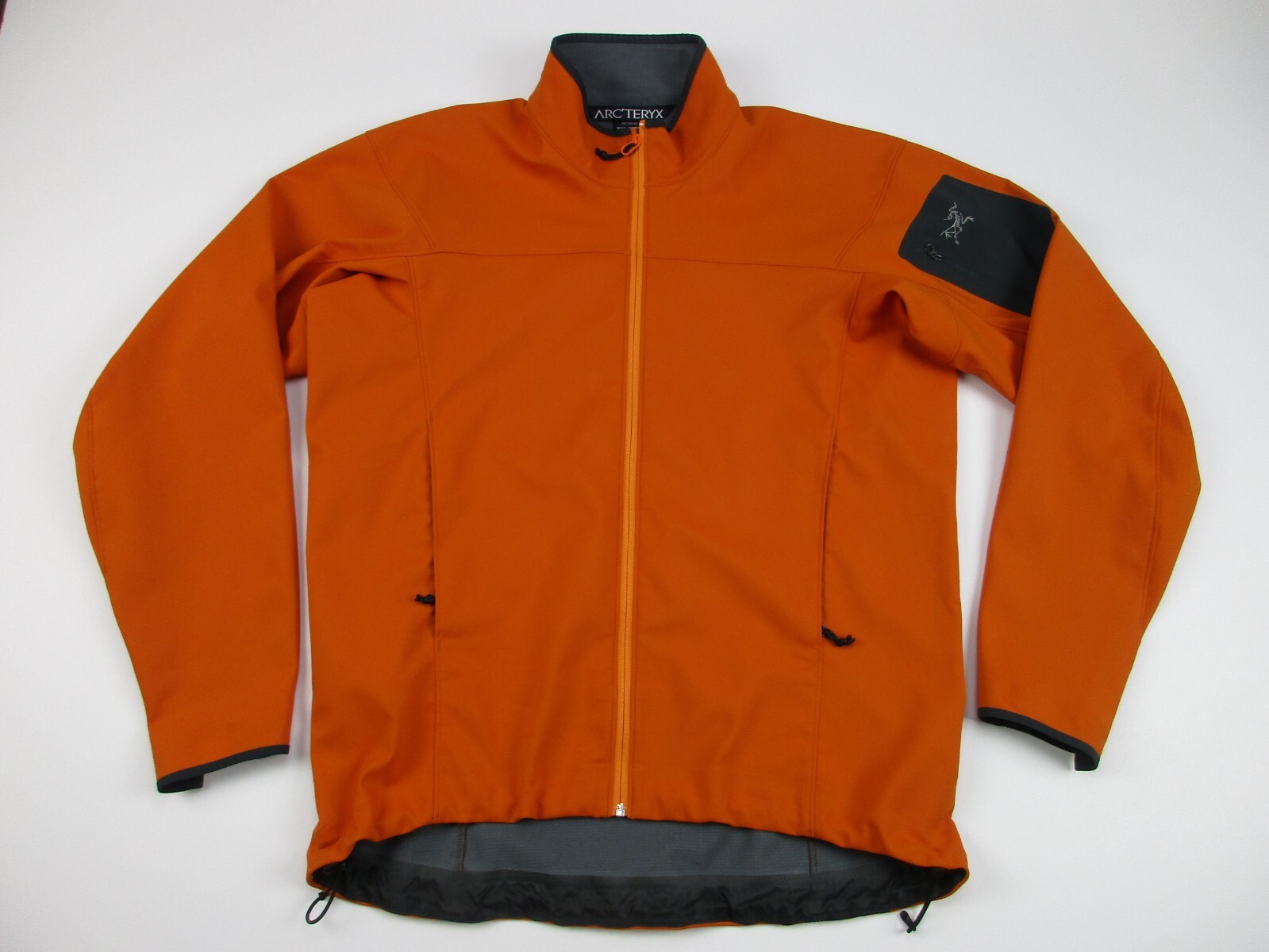 Giacca uomo media Arc'teryx Epsilon AR arancione full zip guscio morbido
