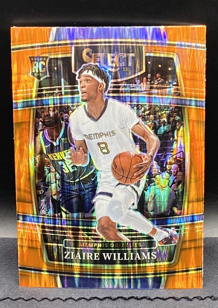 2021 Panini Select #86 Ziaire Williams Rookie Orange Flash Prizms  RC