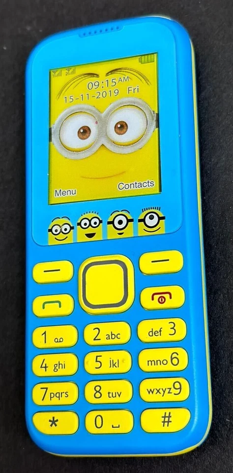 Nuevo Teléfono Móvil Minion Lexibook Disney Doble Desbloqueado Tarjetas SIM Gratuitas, GANGA Foto 3 de 4