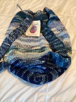 Cool New Large Hippie Backpack Handmade Crochet By La-Di Moose Laurie & Diana