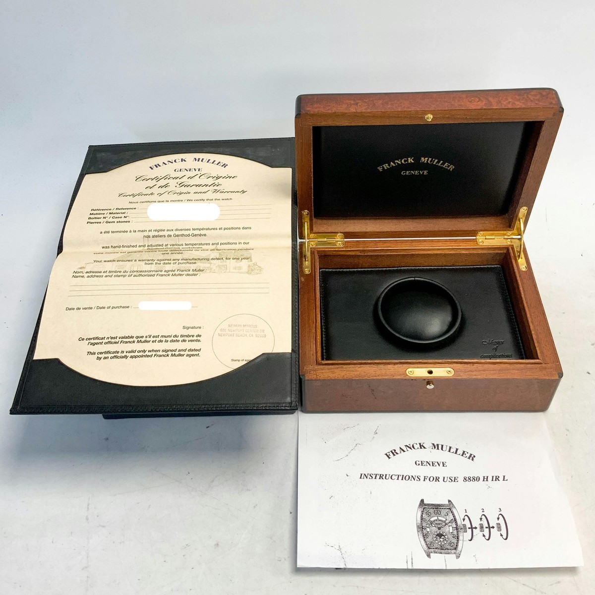 Franck Muller Curvex Irregular Retrograde Moon Auto Gold