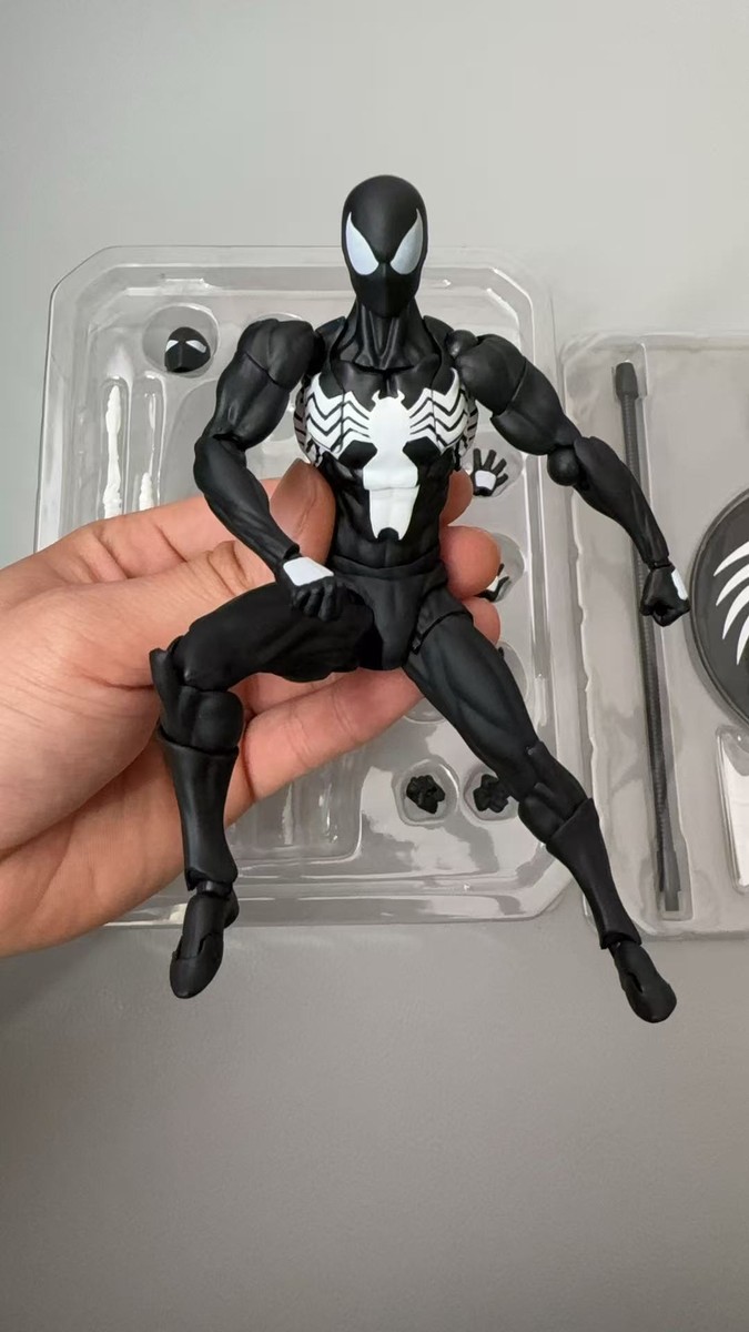 In-stock CT Mess Toys Spiderman Action Figure Spider Man Symbiote