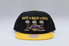 Los Angeles Lakers 2000 01 02 NBA Finals 3 Peat Mitchell & Ness Kobe Bryant Snap