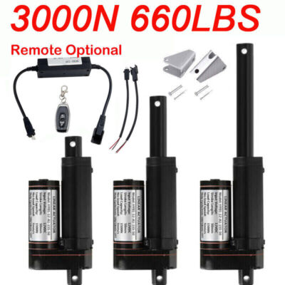 DC 12V 3000N Elektrischer Linearantrieb Linearmotor 50mm 300mm 500mm 1000mm Fast