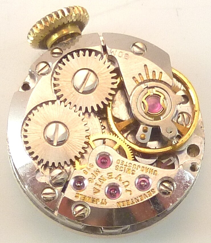 Mouvement De Montre Mécanique Vintage Juvenia 916 - Pour Pièces Ou Réparation, Occasion