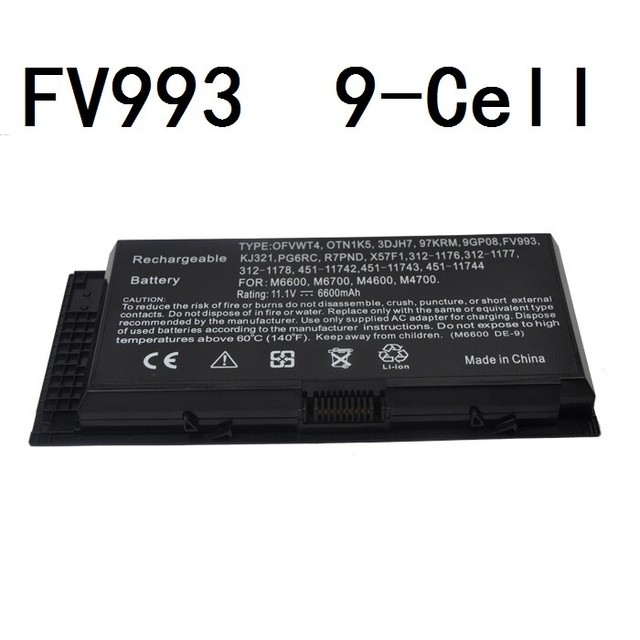 Аккумулятор dell fv993