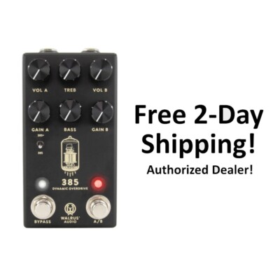 New Walrus Audio 385 Overdrive MKII Black Guitar Effects Pedal