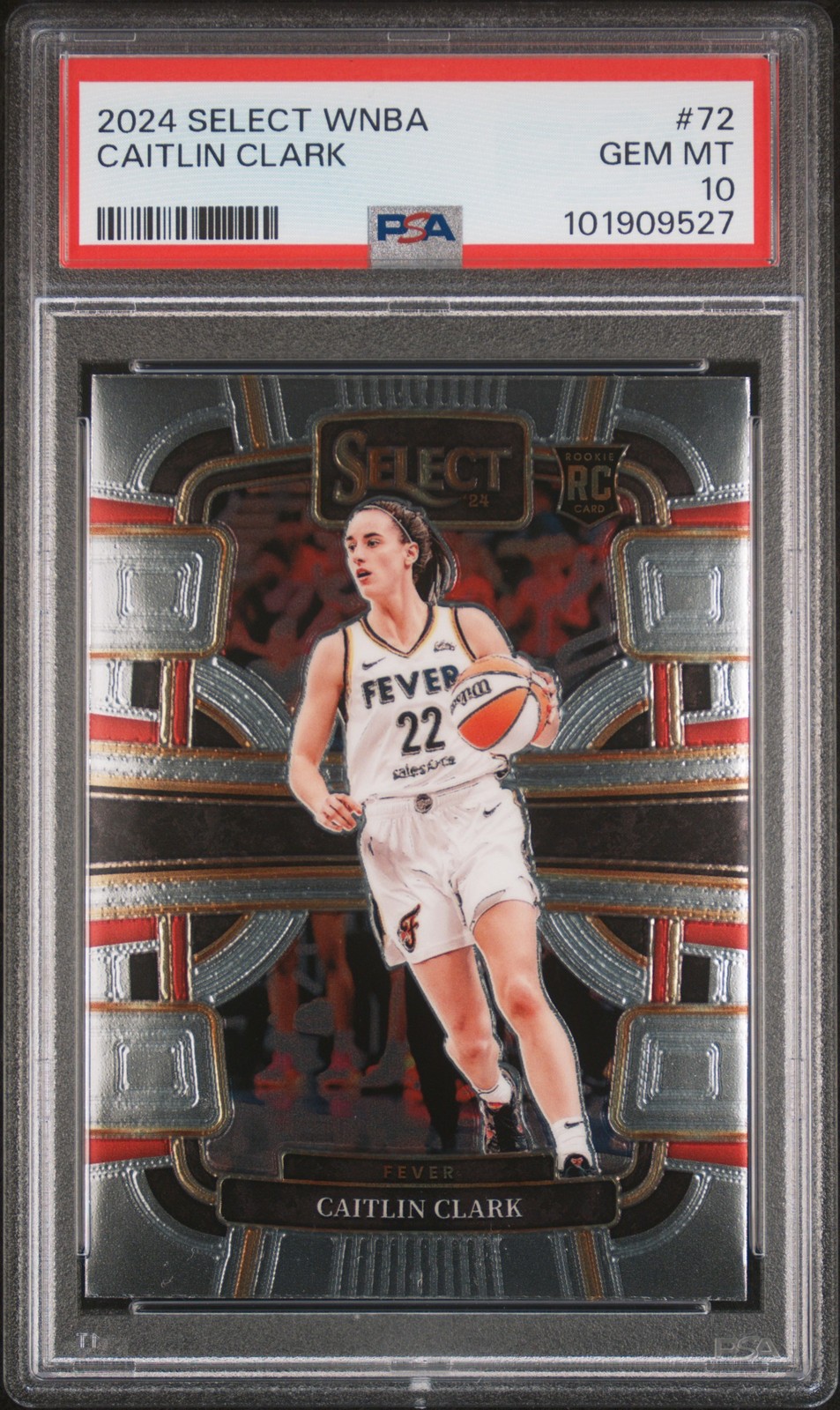 2024 PANINI SELECT WNBA #72 CAITLIN CLARK PSA 10