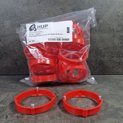 25 Stk Putzausgleichsring Schalterdosen 12/60 mm Putzausgleichring 60 x12mm HUP 