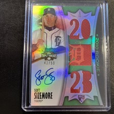 2010 Topps Triple Threads Rookie Scott Sizemore Auto Relic 42/50