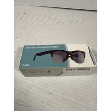 F-06 Smart Wireless Bluetooth Headset Sunglasses Black UV Proof IPX4 Waterproof
