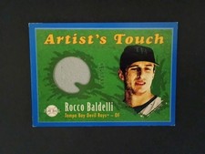 2004 Upper Deck Play Ball Artist Touch 93/250 Rocco Baldelli #AT-RB Relic