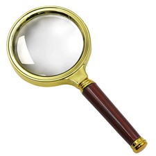 Handheld Magnifying Glass Handle Magnifier Lens For Science Seniors Reading