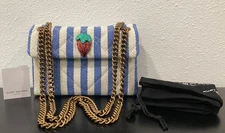 Kurt Geiger Mini Kensington Strawberry Eagle Cotton Polyester 8" x 5.25" x 2.5"
