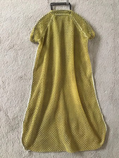 Scuba Snorkeling Yellow Nylon Mesh Gear Bag 27 1/2"