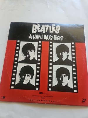 A Hard Day's Night: The Beatles 1964 Laserdisc VG Condition RY1