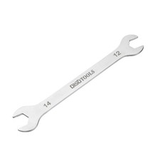 Clé à bout ouvert 12mm x 14mm pour métrique en acier inoxydable 3cr13 sablé
