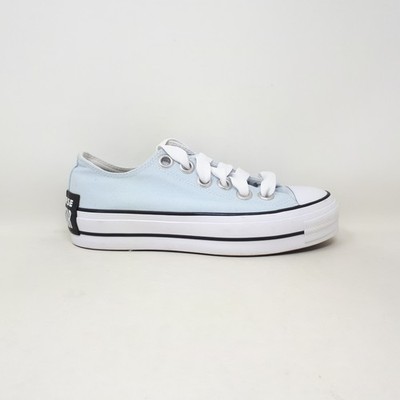Converse Chuck Taylor All Star Lift Platform Low Blue Womens Size 9 Shoe Sneaker